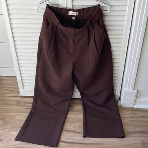 Abercrombie & Fitch Brown Wide Leg Pants